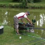 Stéphane en pleine préparation