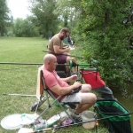 Jordan et son papa relax